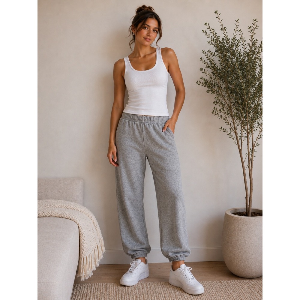 Lazypants Sweatpants Womens Small Gray Loungewear Joggers Cozy Athleisure